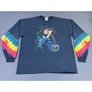 Rare Vintage Y2K Bob Marley Tribute To Freedom Orlando Universal Studios Tie Dye